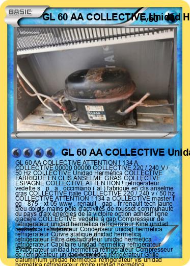 Pokemon GL 60 AA COLLECTIVE Unidad Hermética