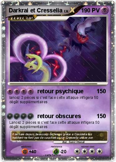 Pokemon Darkrai et Cresselia