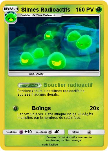 Pokemon Slimes Radioactifs