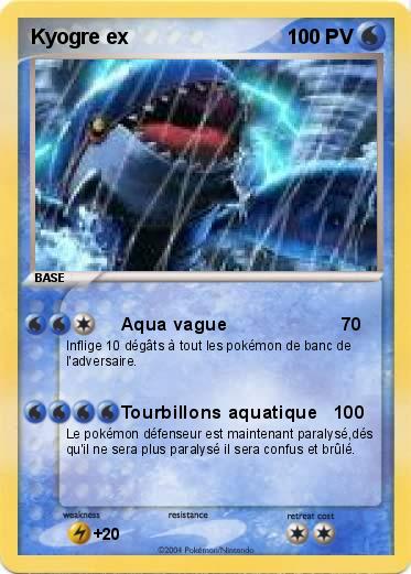 Pokemon Kyogre ex