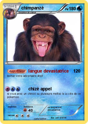 Pokemon chimpanzé