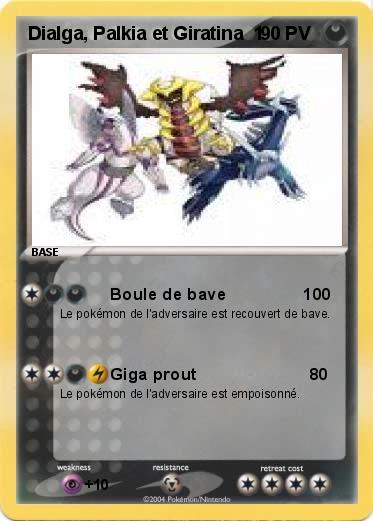 Pokemon Dialga, Palkia et Giratina  1
