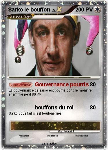 Pokemon Sarko le bouffon