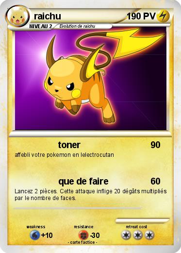 Pokemon raichu