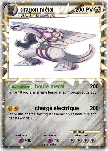 Pokemon dragon métal
