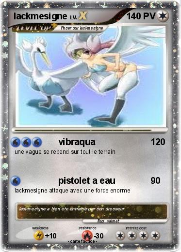 Pokemon lackmesigne
