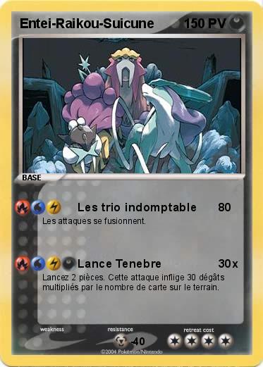 Pokemon Entei-Raikou-Suicune