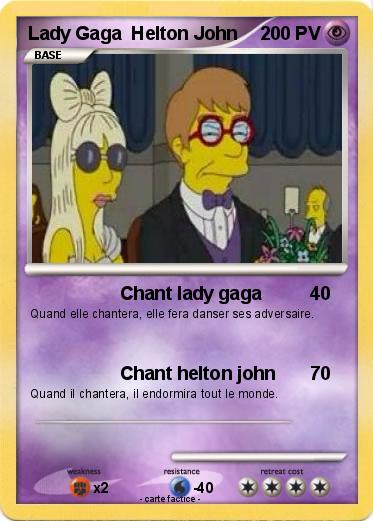 Pokemon Lady Gaga  Helton John