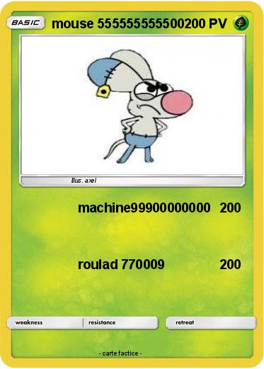 Pokemon mouse 555555555500