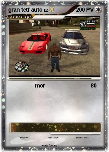 Pokemon gran tetf auto