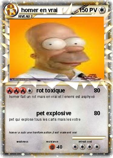 Pokemon homer en vrai