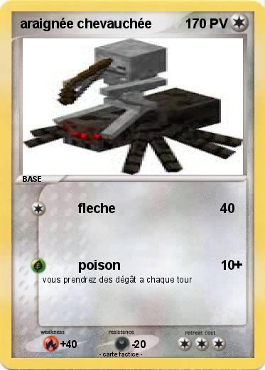 Pokemon araignée chevauchée