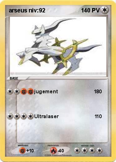 Pokemon arseus niv:92