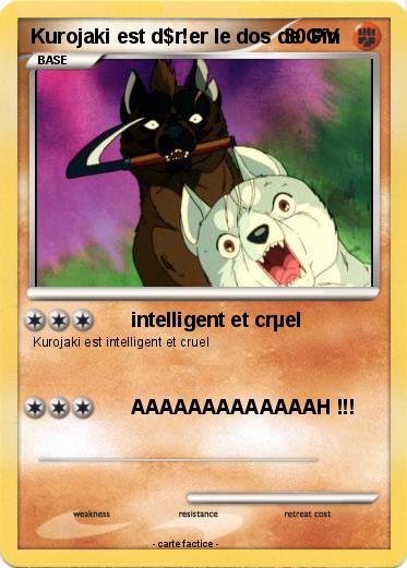 Pokemon Kurojaki est d$r!er le dos de Gin