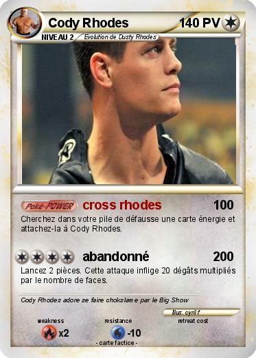 Pokemon Cody Rhodes