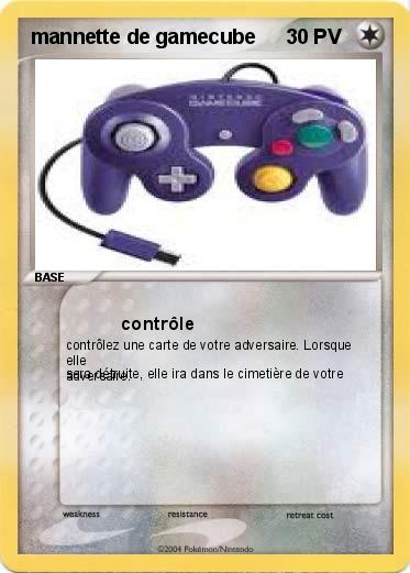 Pokemon mannette de gamecube