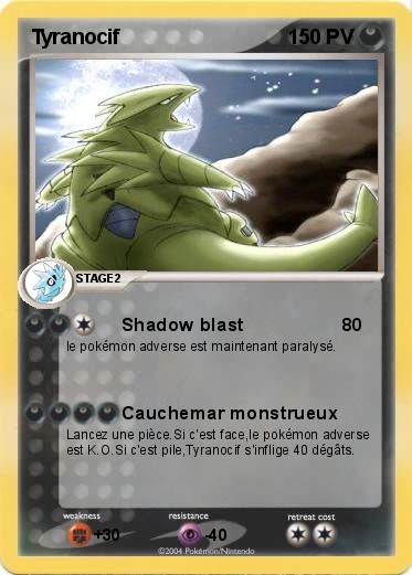 Pokemon Tyranocif