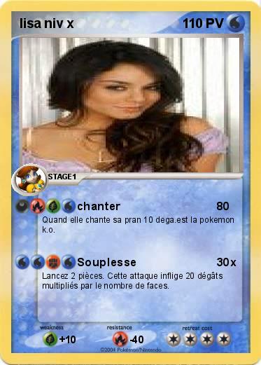 Pokemon lisa niv x