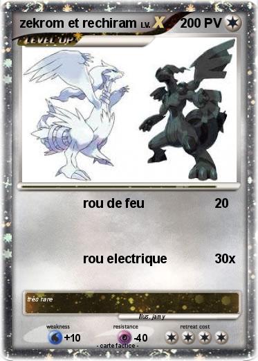 Pokemon zekrom et rechiram