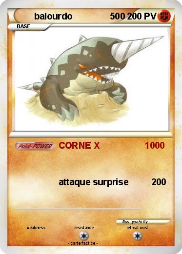 Pokemon balourdo               500