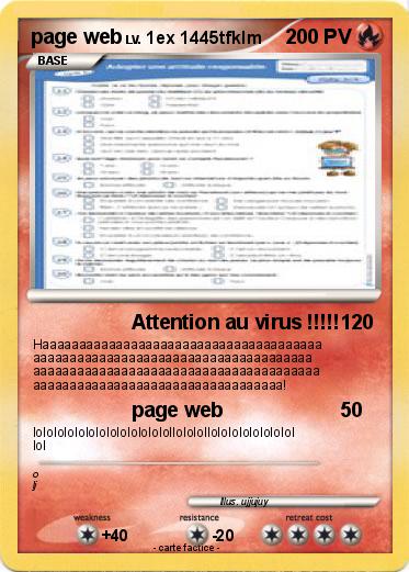 Pokemon page web