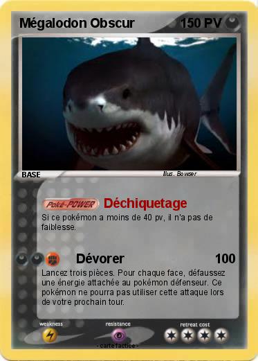 Pokemon Mégalodon Obscur