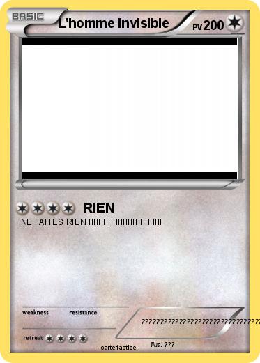 Pokemon L'homme invisible