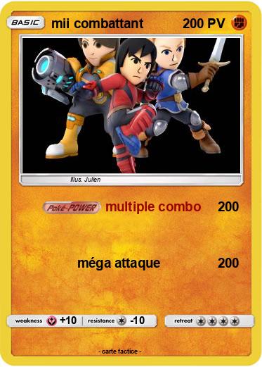 Pokemon mii combattant