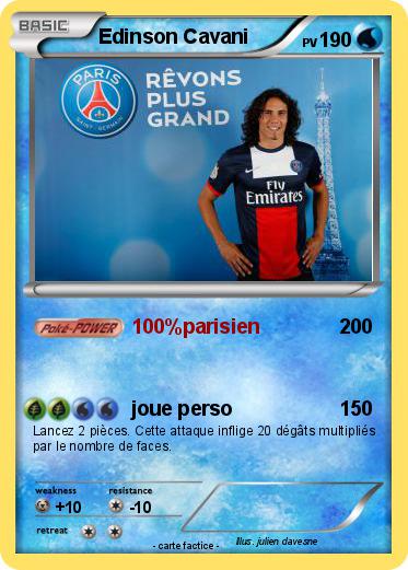 Pokemon Edinson Cavani