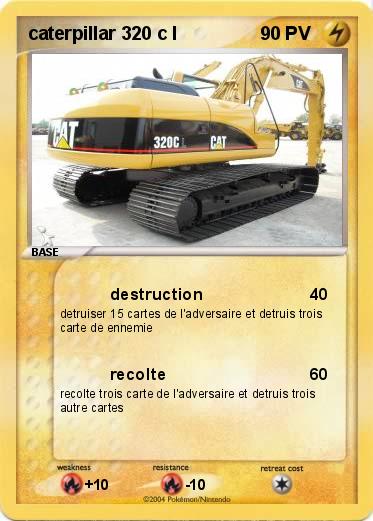 Pokemon caterpillar 320 c l