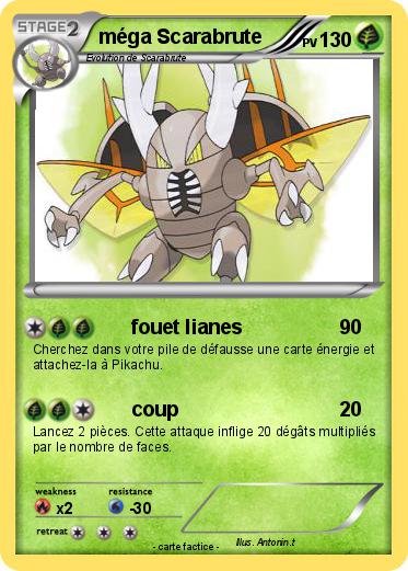 Pokemon méga Scarabrute