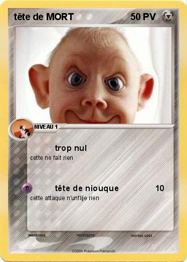 Pokemon tête de MORT