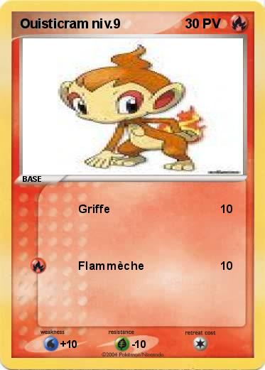 Pokemon Ouisticram niv.9