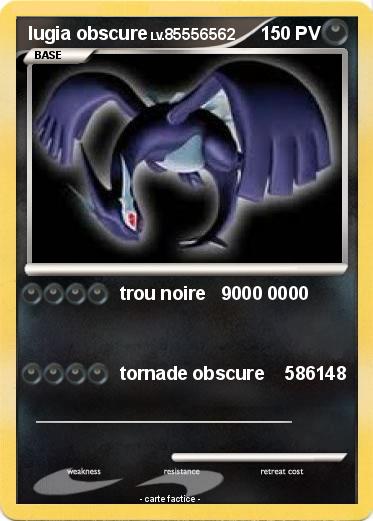 Pokemon lugia obscure