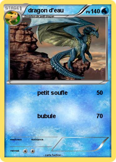 Pokemon dragon d'eau