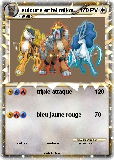 Pokemon suicune entei raikou