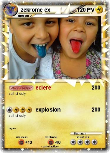 Pokemon zekrome ex