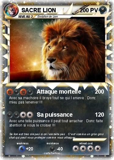 Pokemon SACRE LION