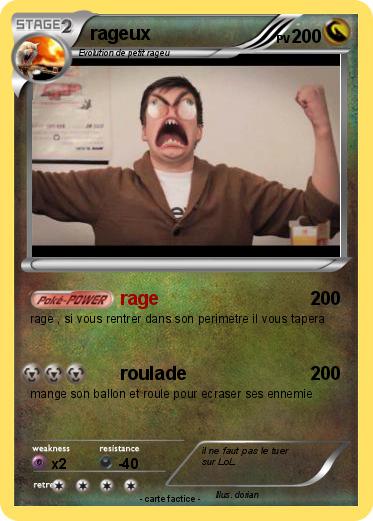 Pokemon rageux