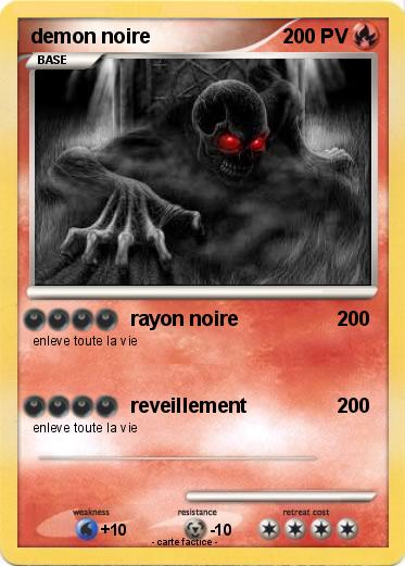 Pokemon demon noire