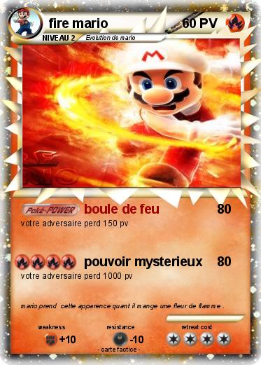Pokemon fire mario