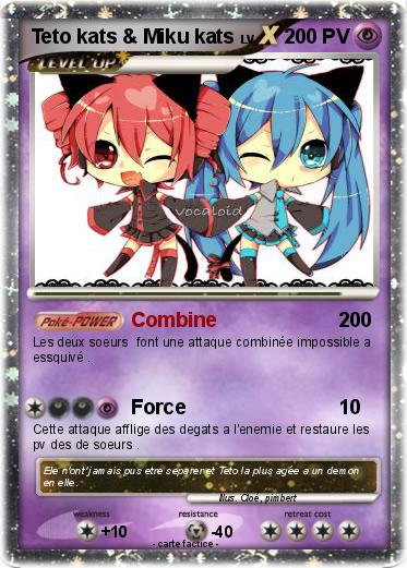 Pokemon Teto kats & Miku kats