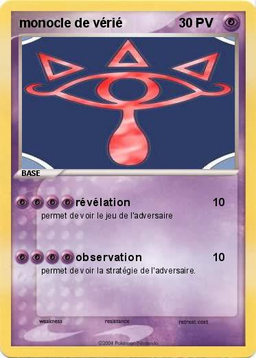 Pokemon monocle de vérié