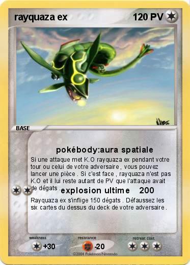 Pokemon rayquaza ex