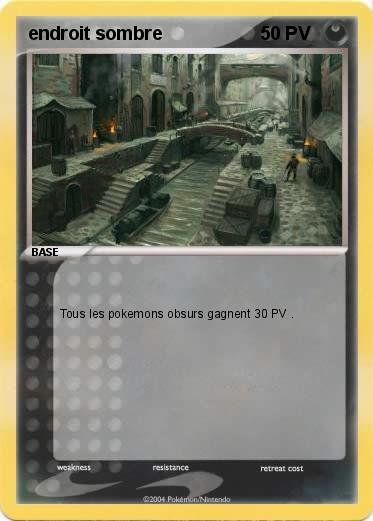 Pokemon endroit sombre