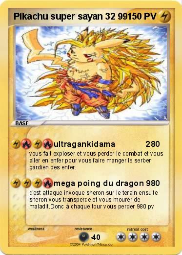 Pokemon Pikachu super sayan 32 99
