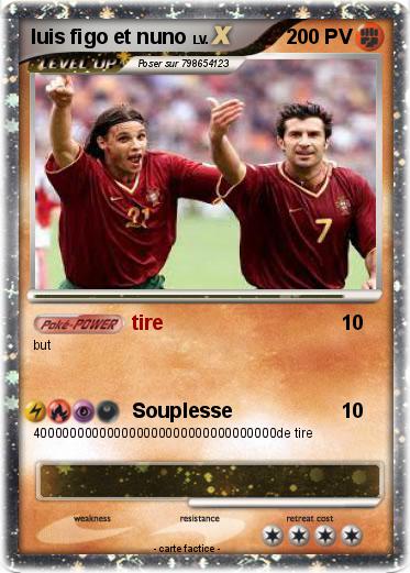 Pokemon luis figo et nuno