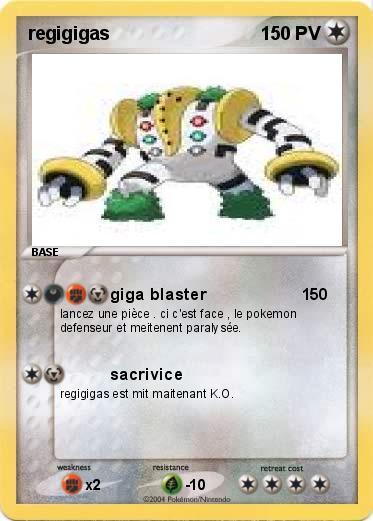 Pokemon regigigas