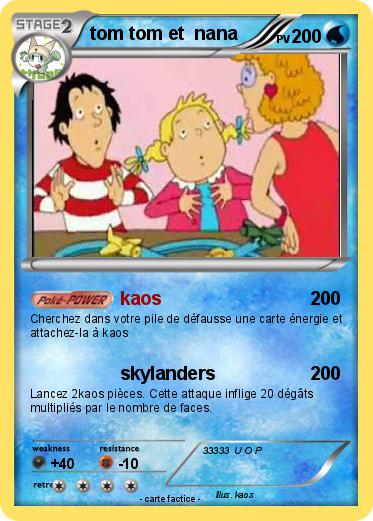 Pokemon tom tom et  nana