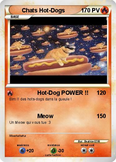 Pokemon Chats Hot-Dogs